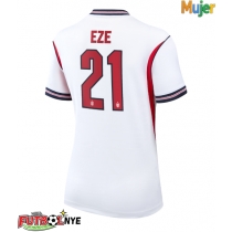 Camiseta Inglaterra Eberechi Eze #21 Primera Equipación para mujer Mundial 2026 manga corta